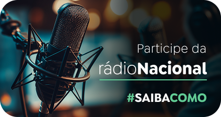 Banner Participe da Rádio Nacional